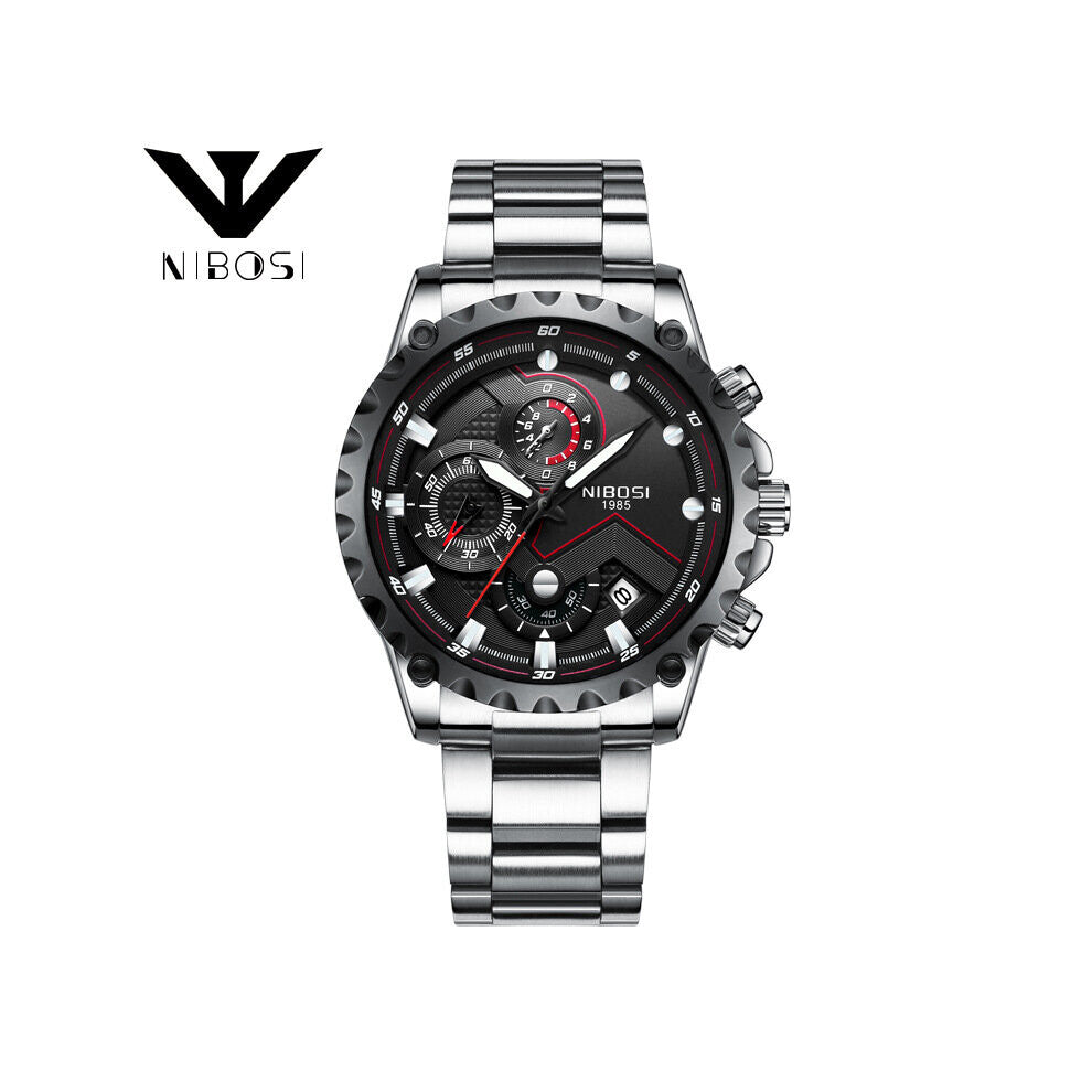 Men's Full steel Quartz Watches Men Military Waterproof Wrist watch Man Clock relogio masculino 2322