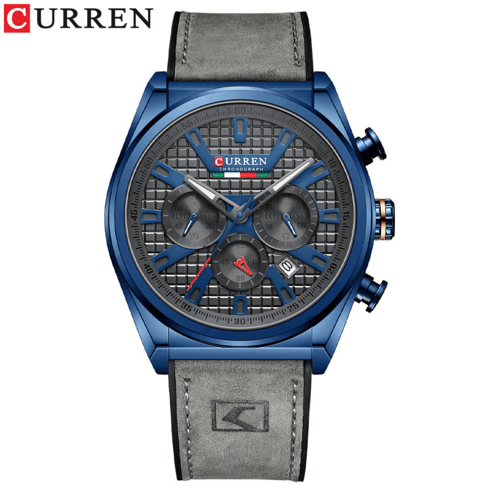 Wristwatches Quartz Wrist Watch for Men Casual Sports Chronograph Dials Clock with Luminous Hands Relogio Masculino