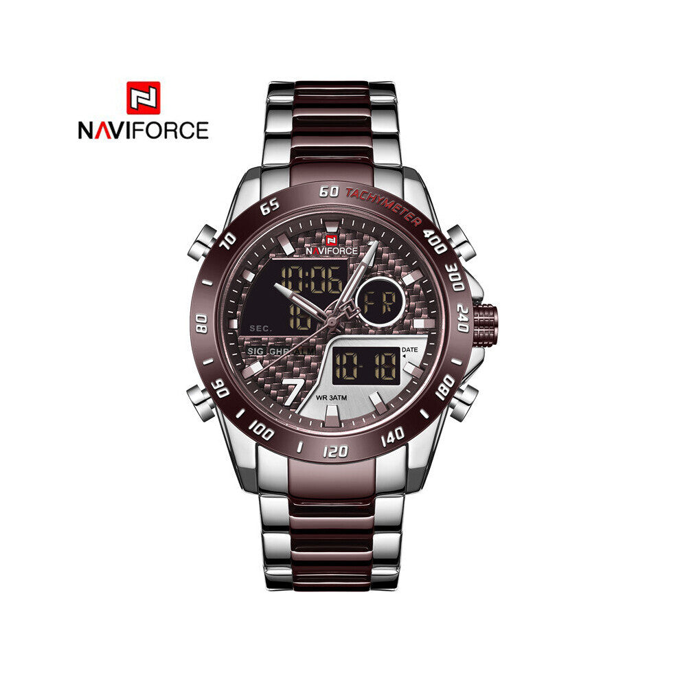 Watch for Male Business Luminous Waterproof Men's Bracelet Stainless Steel Big Dial Clock Quartz Wristwatches