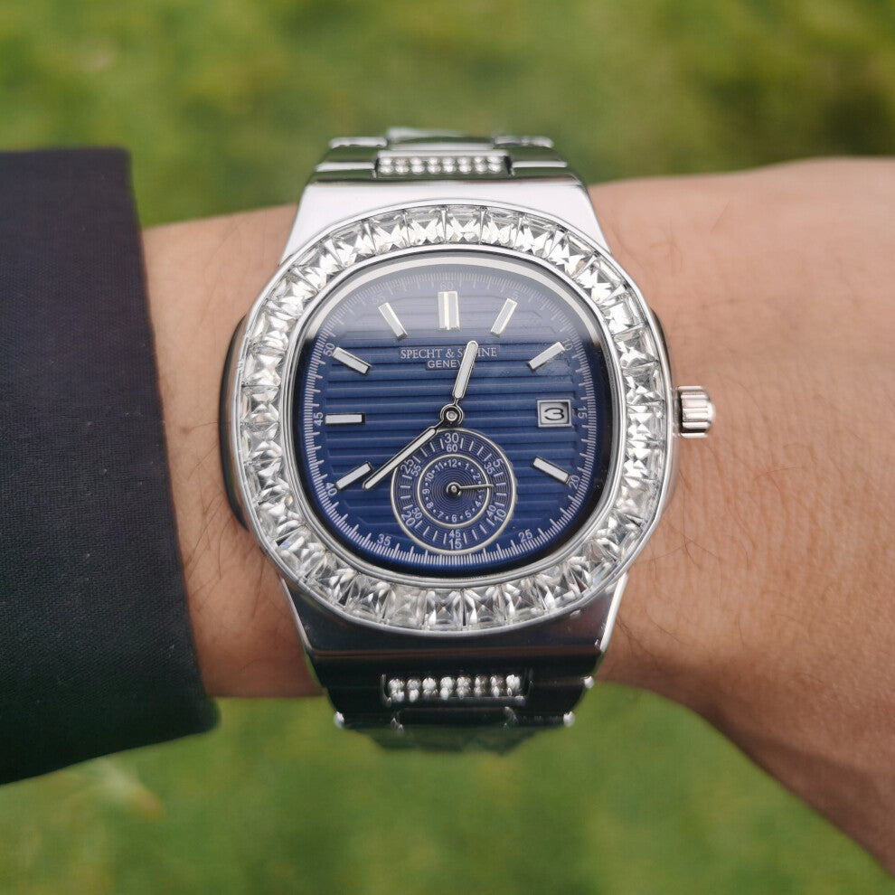 Men Watches Mens Watch Men Quartz Wristwatch Sports Chronograph Clock Diamond Military Watch reloj hombre