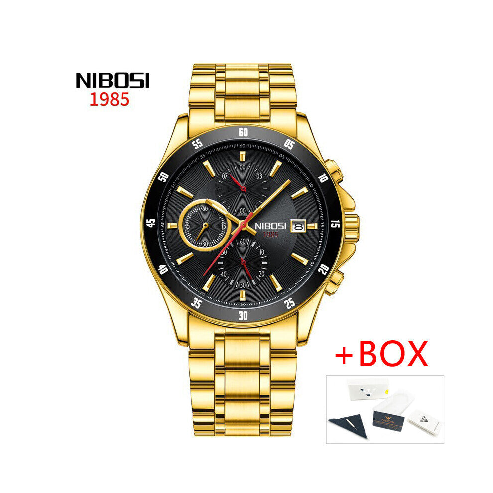 Mens Watches Top Sport Quartz Watch for Men Waterproof Chronograph Military Male Colck Relogio Masculino