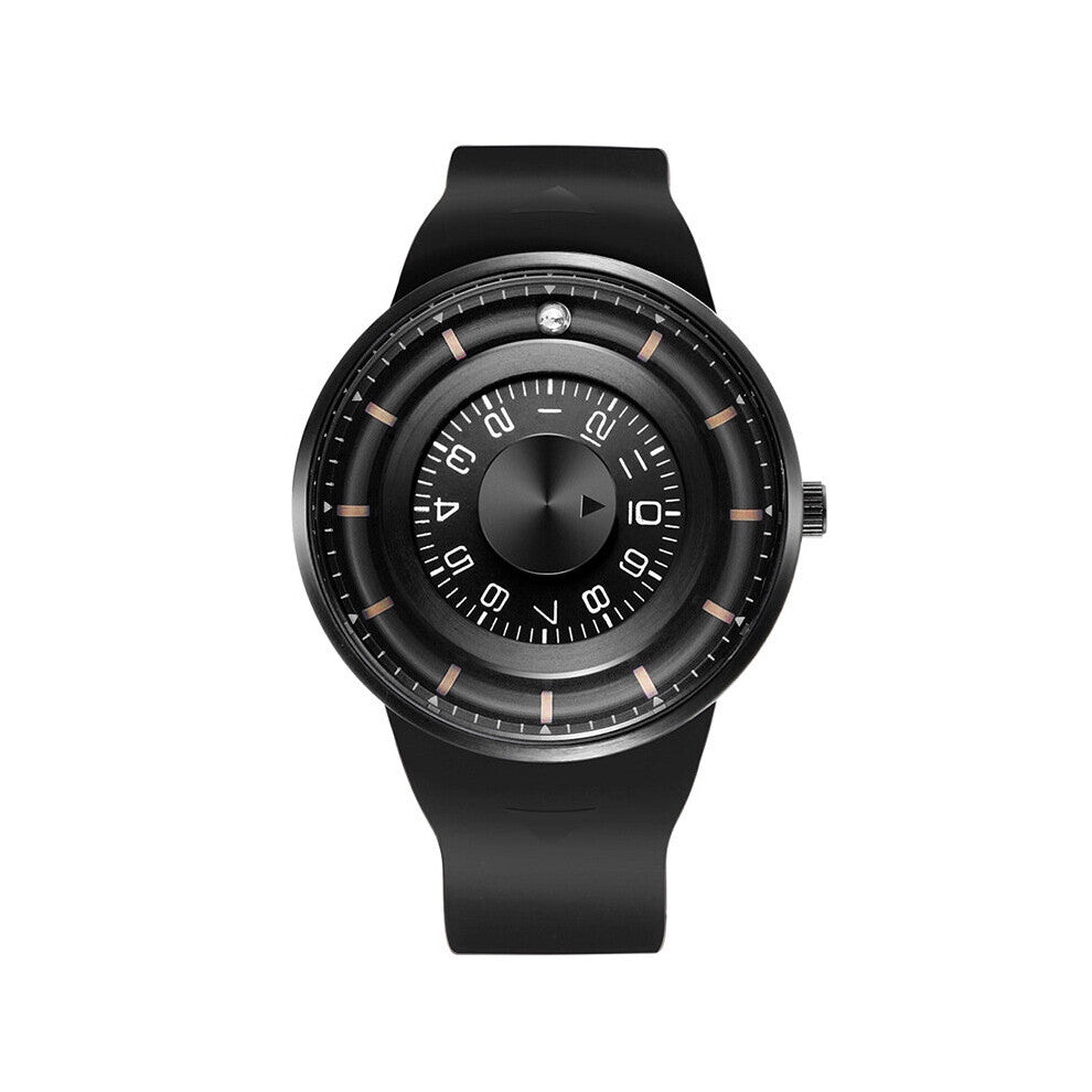 Skone Brand,2021 Men's Watch Without hands, Silicon magnet, design?waterproof