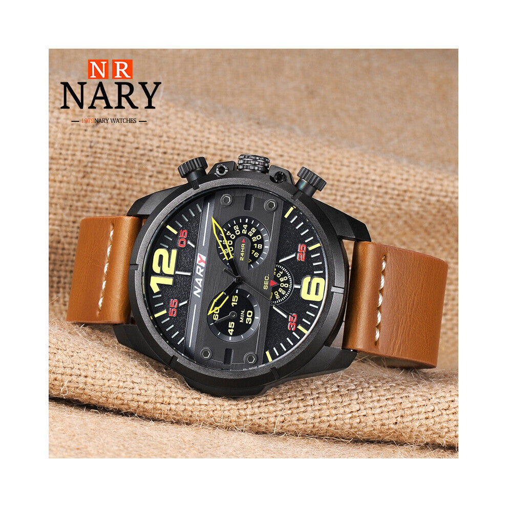 Men Sports Watches Famous High Men's Casual Dress Watch Waterproof Quartz Wristwatches 8019