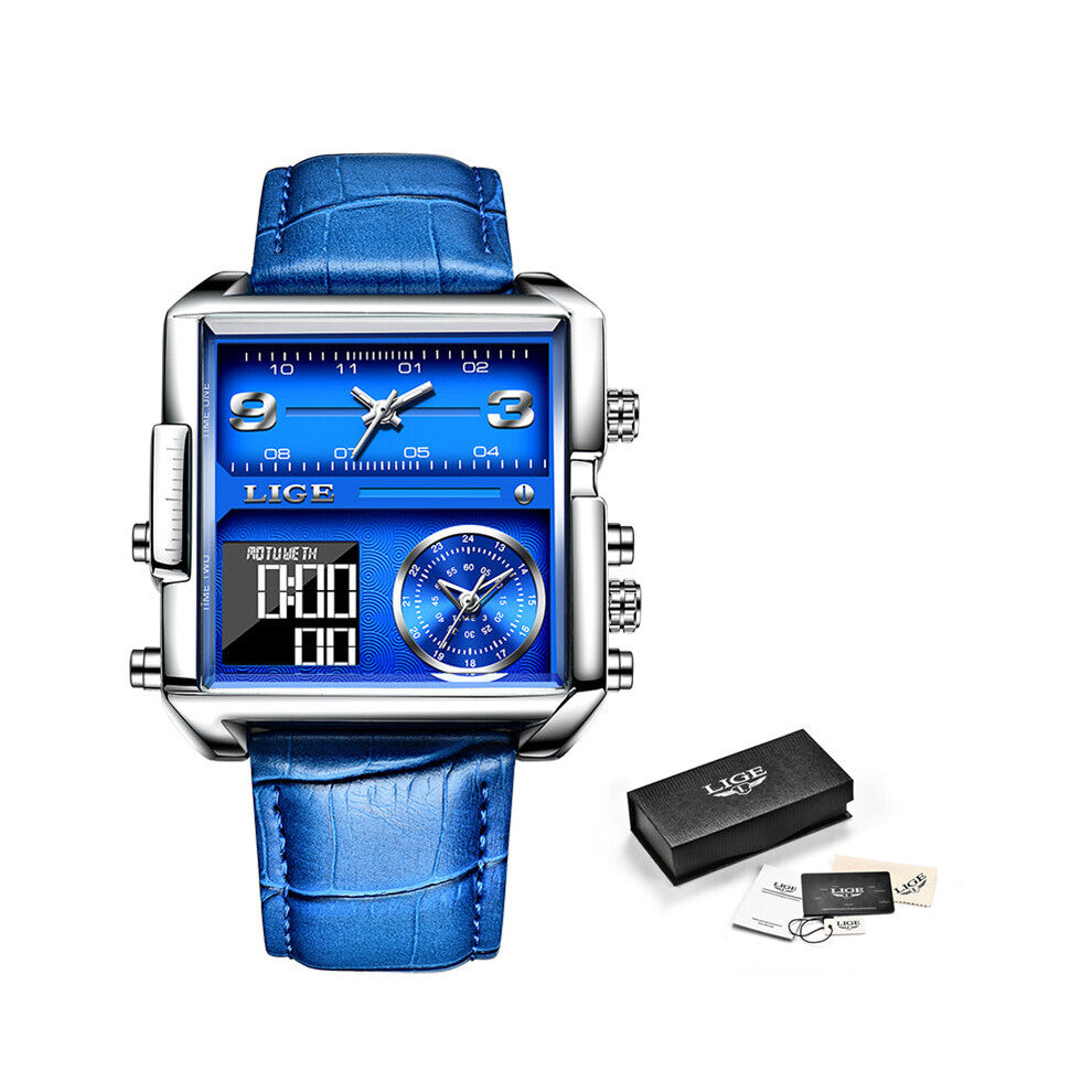 Sports Watches Men Top Waterproof Wristwatch Men Quartz Analog Military Digital Watches Relogio Masculino