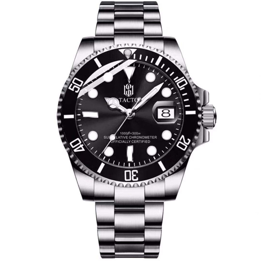 Top Diver Watch Steel Sports Watches Quartz Wristwatch Relogio Masculino 3ATM Waterproof