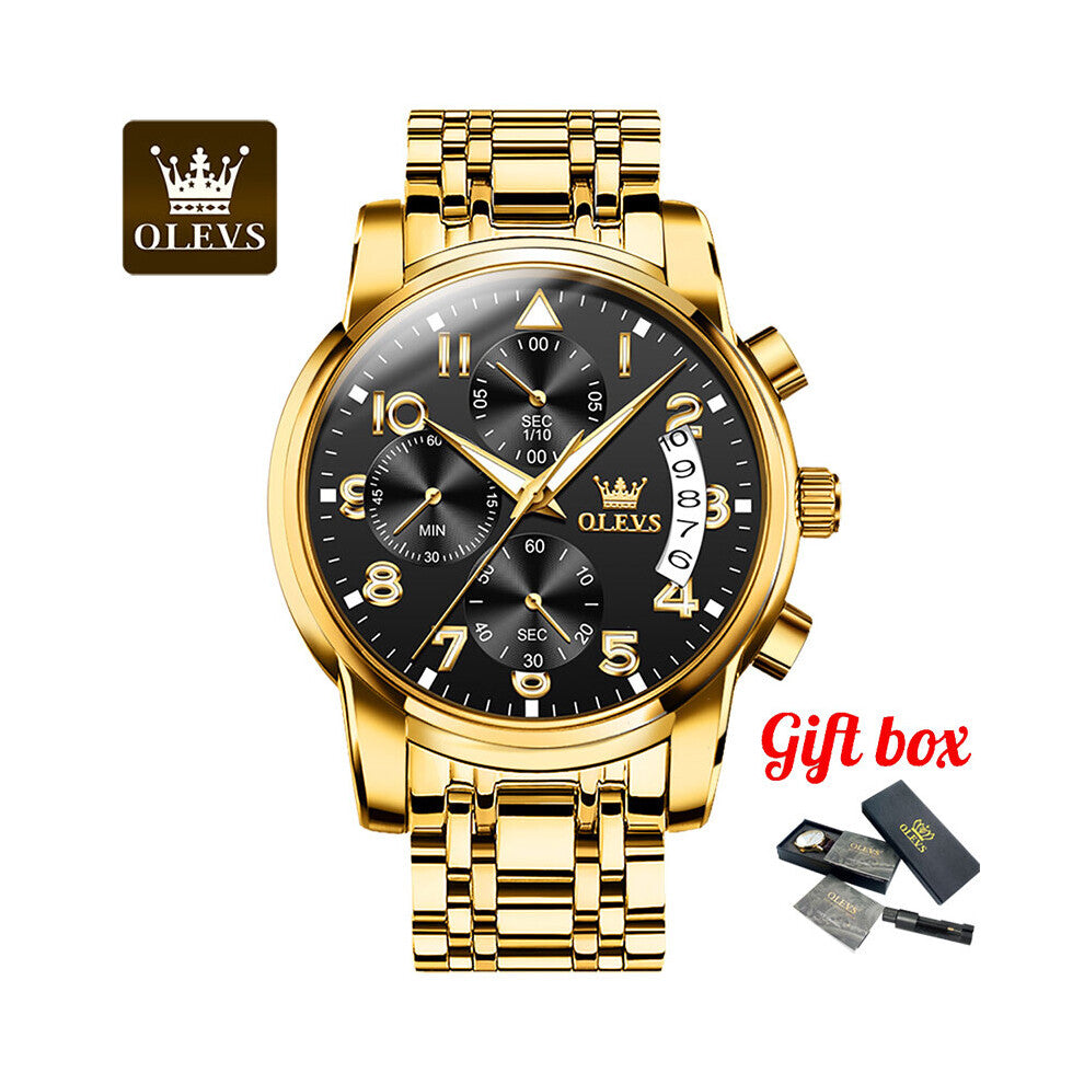 Mens Watches Top Male Waterproof Quartz Business Watch Men All Steel Sport Wristwatch Pilot Watch Reloj de Hombre