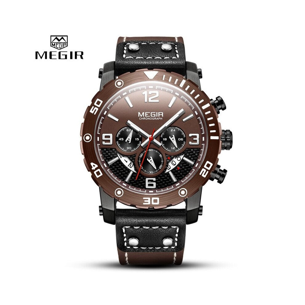 Men Watch Chronograph Male Military Sport Waterproof Watch Analog Quartz Relogio Masculino