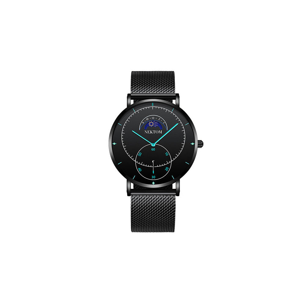 Watch Men Waterproof Slim Mesh Strap Minimalist Wrist Watches For Men Quartz Sports Watch Relogio Masculino