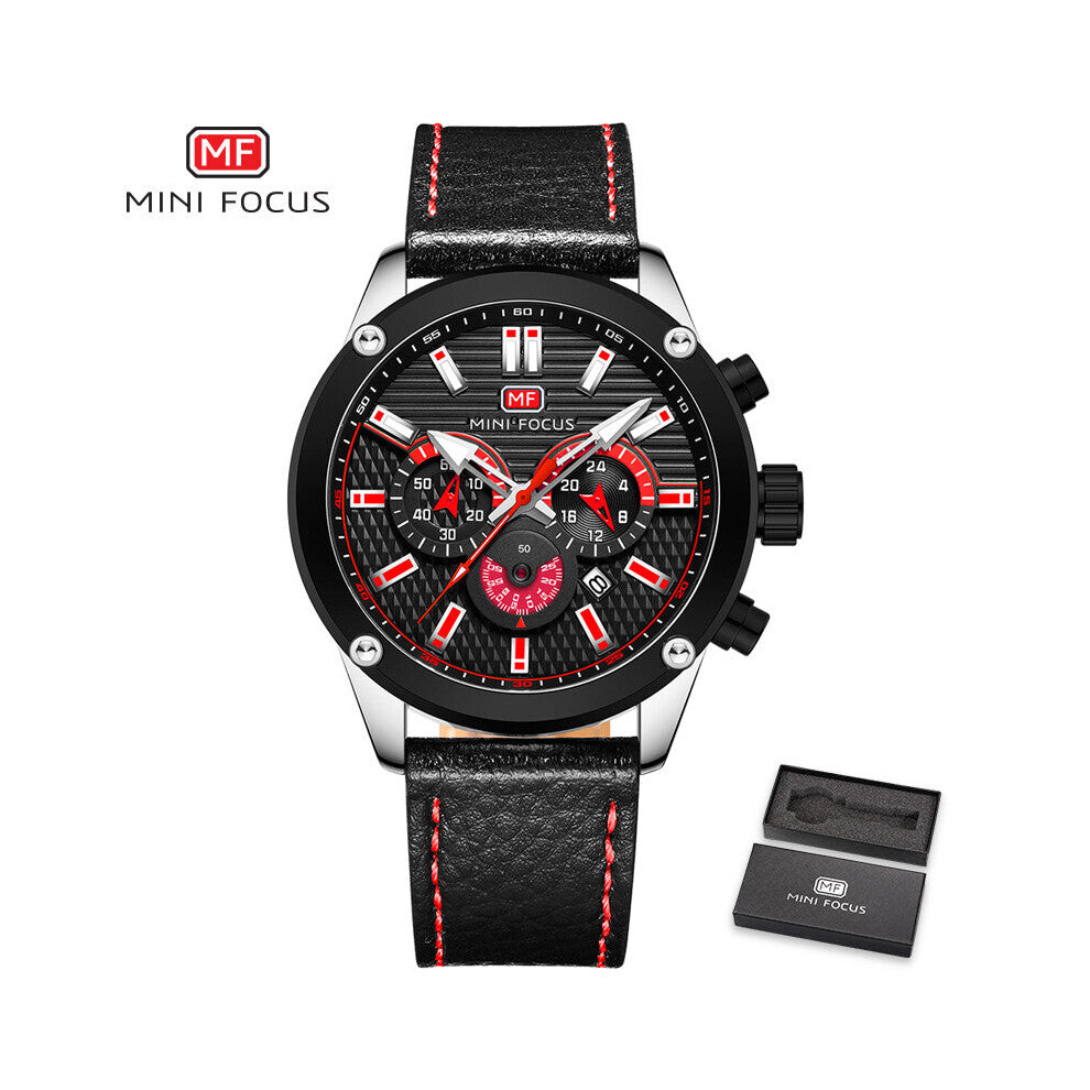 MINI FOCUS Watch Men Top Casual Chronograph Quartz Sports Watches Military Army Male Wristwatch Clock Relogio Masculino