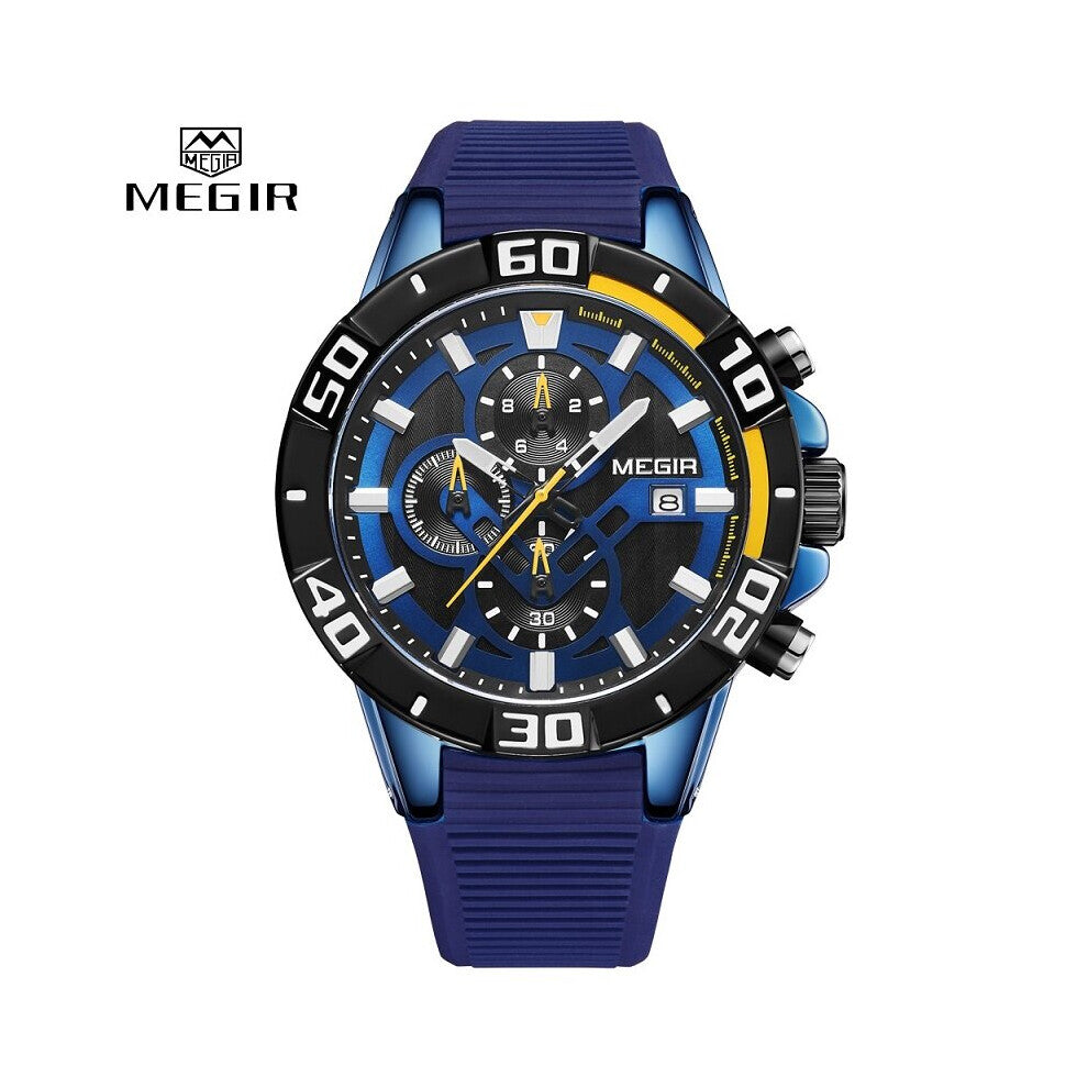 Top Watch Men Sport Waterproof Analogue Quartz Men's Watches With Chronograph Military Wrist Watch Man Clock