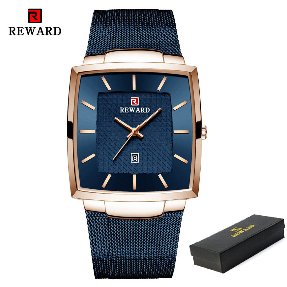 Top Men Watches Stainless Steel Quartz Watch Men Business Waterproof Date Wristwatch Relogio Masculino