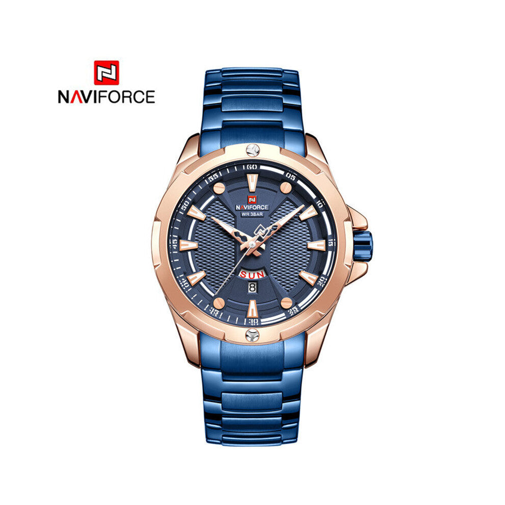 Men's Wrist Watch Waterproof Business Casual Watches Date Display Quartz Stainless Steel Male Clock Relogio Masculino