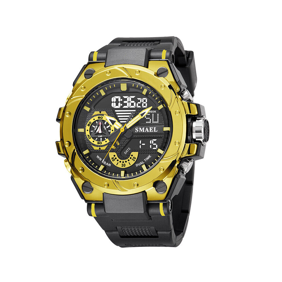 Top Watches Men Dual Display Watch Waterproof Men's Sport Wristwatch Mens Military Army Clock Male Stopwatch