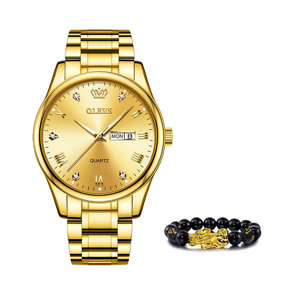 Watch Men Sport Quartz Clock Top Stainless Steel Waterproof Wristwatch Relogio Masculino for Men