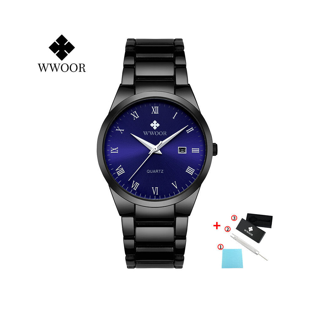 Sports Watch For Men Top Magnetic Stainless Steel Waterproof Mens Watches With Relogio Masculino