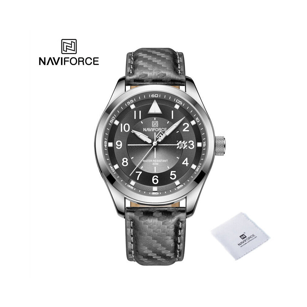 Mens Watches Top Waterproof Sport High Wrist Watch Quartz Leather Relogio Masculino