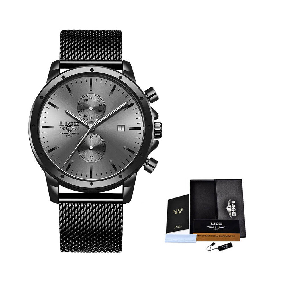 Men Watches Top Military Quartz Watches Mens Waterproof Chronograph Sports Luminous Wristwatch