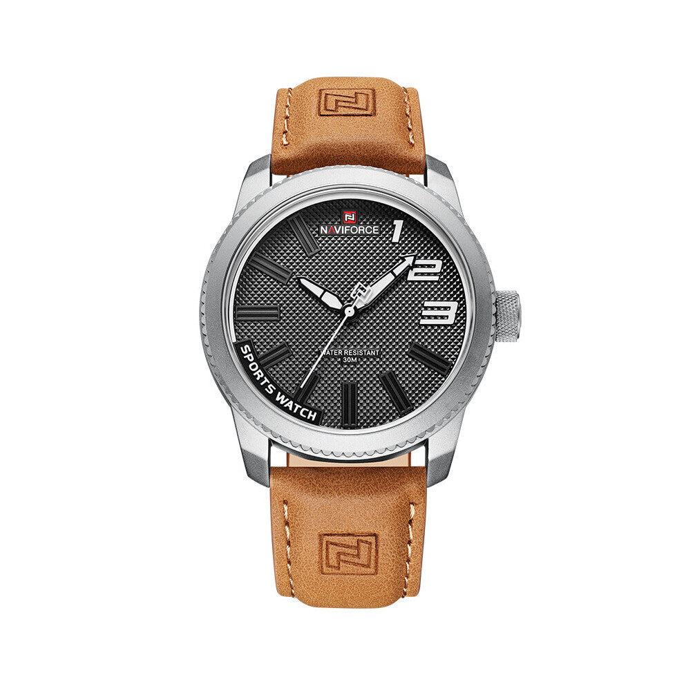 Top Quartz Watch For Men Military Leather Sport Watches Man Casual Waterproof Male Clock Wrist Watch