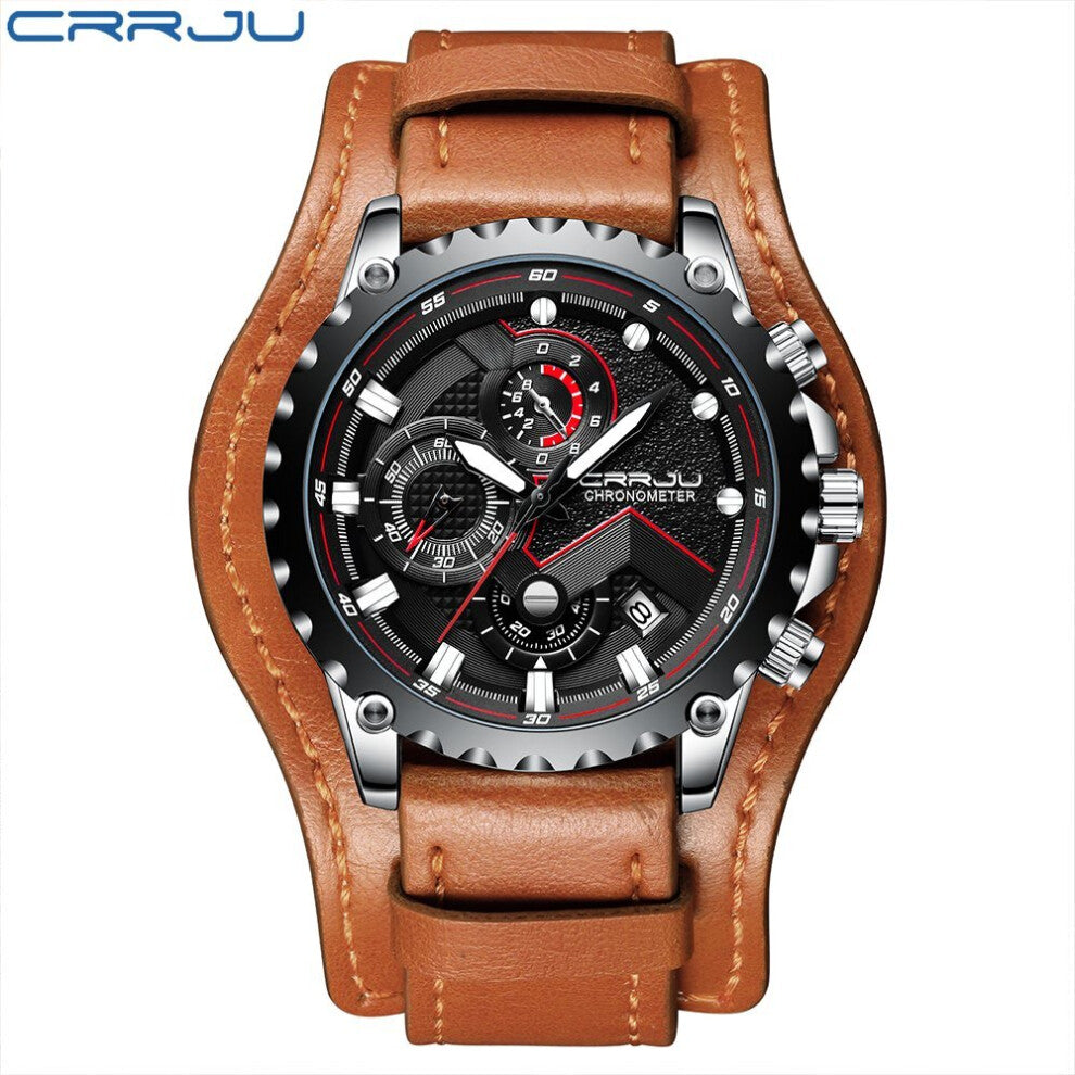Relogio Masculino Men's Sport Quartz Watches Top Male Military Waterproof Wristwatch Leather Watches