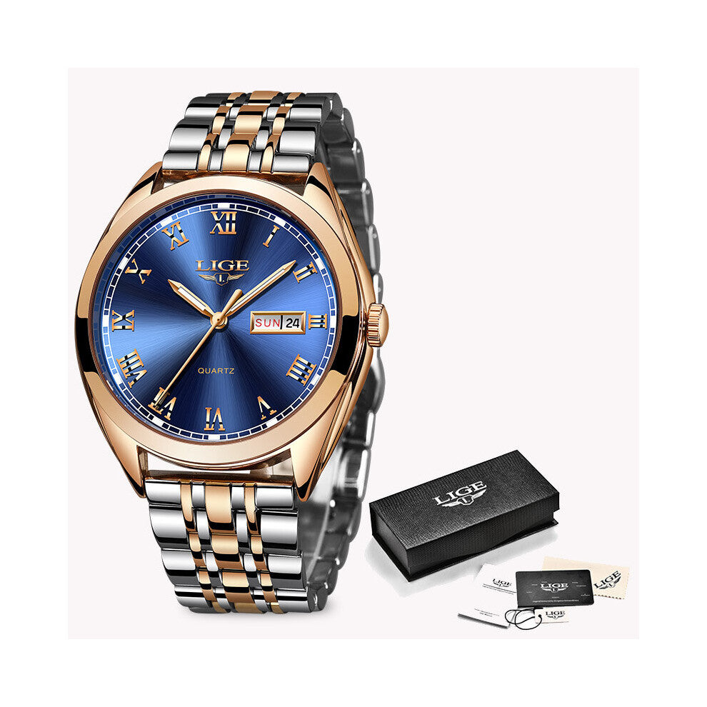 2020New Watches Men Top Chronograph Male Stainless Steel Waterproof Business Men WristWatch Relogio Masculino