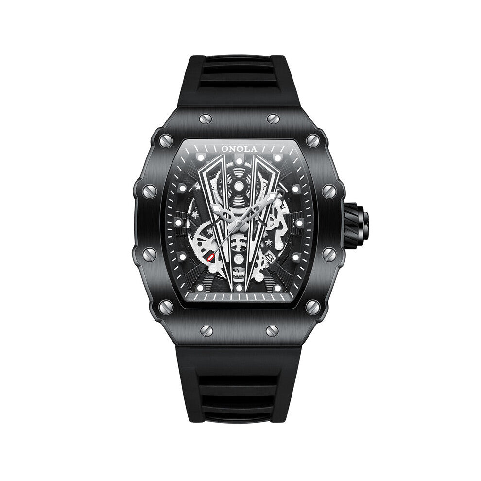 Watch Men Casual Watch Top Watch Watches Quartz Sports Waterproof Skeleton Wristwatch Clock