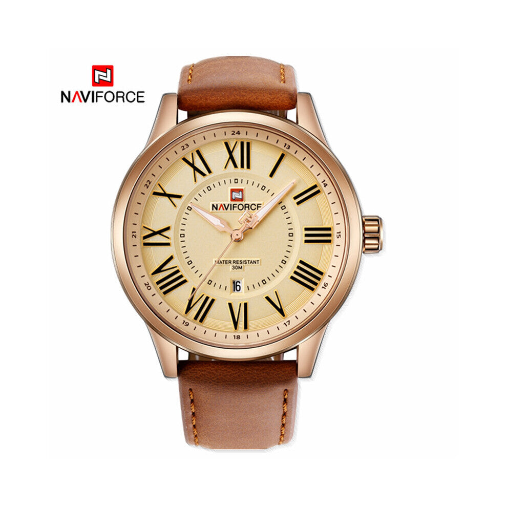 Top Business Men Watches Quartz Leatehr Waterproof Analog Mens Watches Date Casual Clock Relogio Masculino