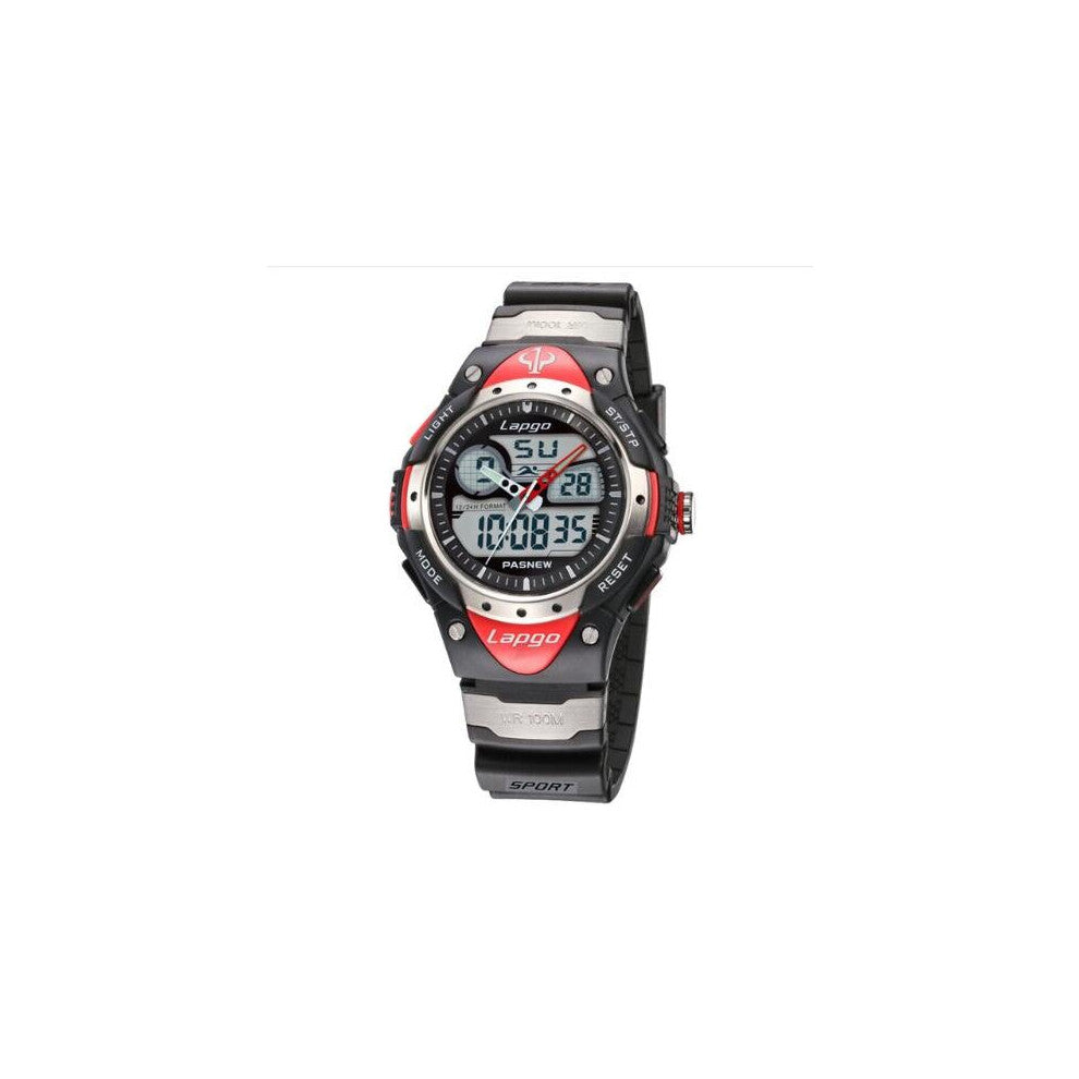 PASNEW Men's Watches Sport Watches Men Led Digital Analog Quartz Electronic Wristwatches 10bar Swimming Diving Watch