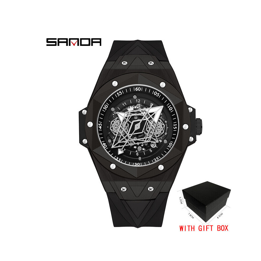 Quartz Watch Men Personality Military Watches Men Casuaal Silicone strap Waterproof Watches Relogio Masculino