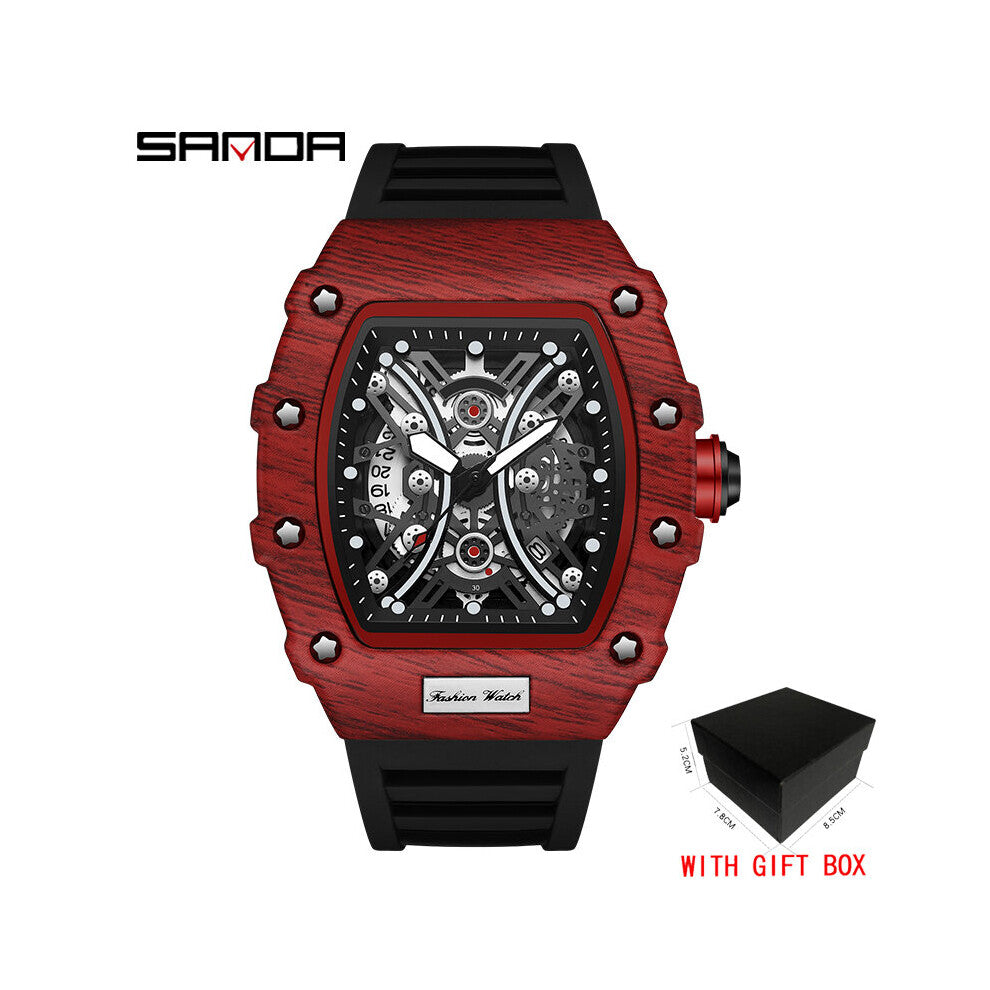 Watch Men Top Sport Quartz Watches Military Waterproof Sports Wristwatch Relogio Masculino Silicone Strap