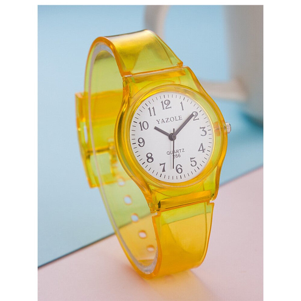 The silicone Man waterproof Sports watches Be applicable to Men's and women's students children's quartz watch green