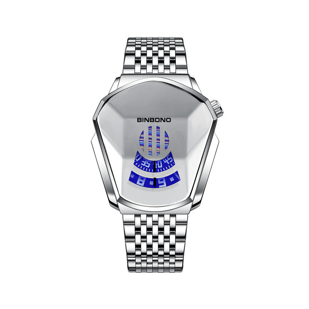 Men Watch Stainless Steel Waterproof Men's Casual Reloj Mesh Belt Business Wristwatch Relogio Masculino Quartz Montre Homme