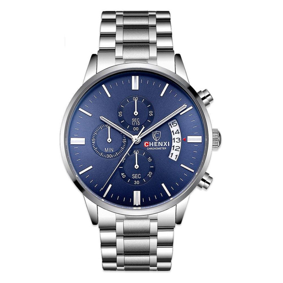 Chenxi Relojes Hombre Full Steel Strip Men Sports Watches Male Quartz Multifunction Chronograph WristWatches 907A