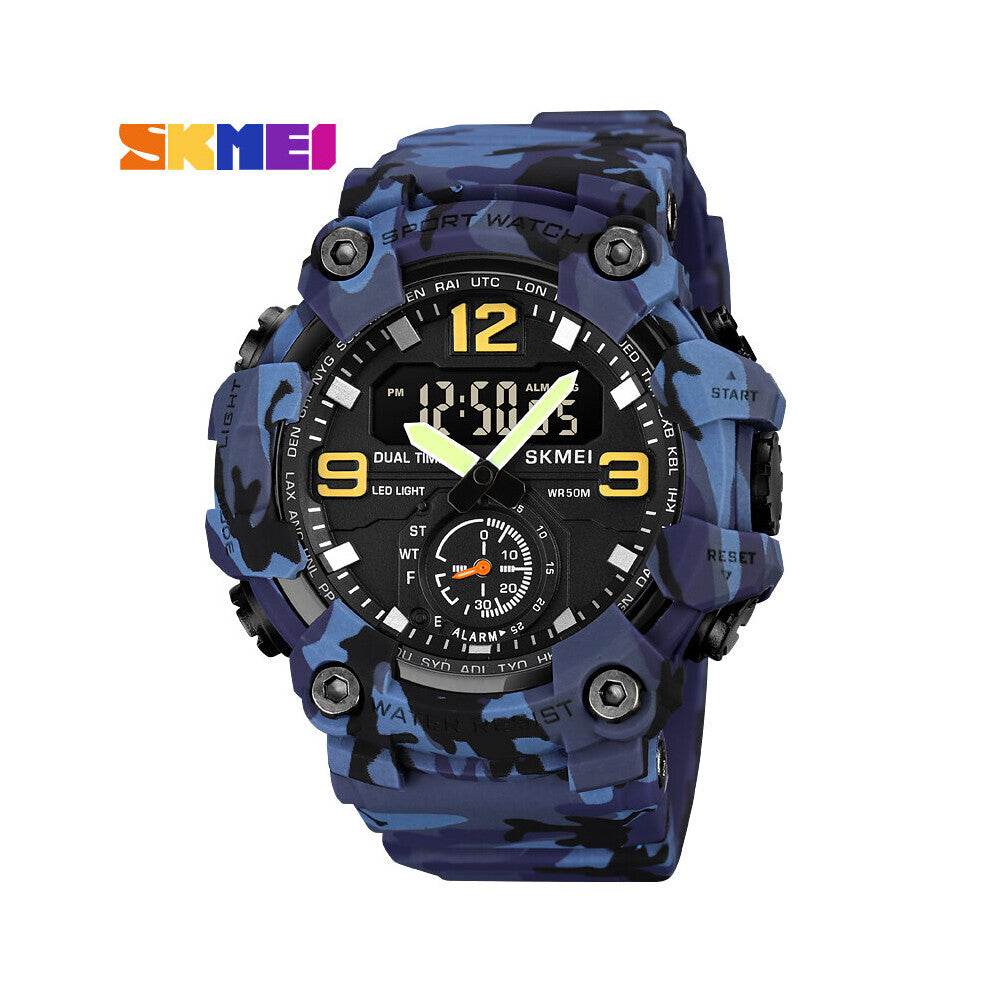 Military Watch For Men Japanese Movement Countdown Timer Outdoor Sport Man Watches Waterproof 1965