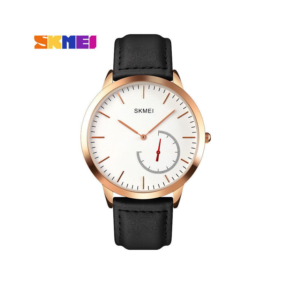 Men Watches Waterproof 30M Leather Strap Men Wristwatches High Hardlex Glass Casual Watches 1676