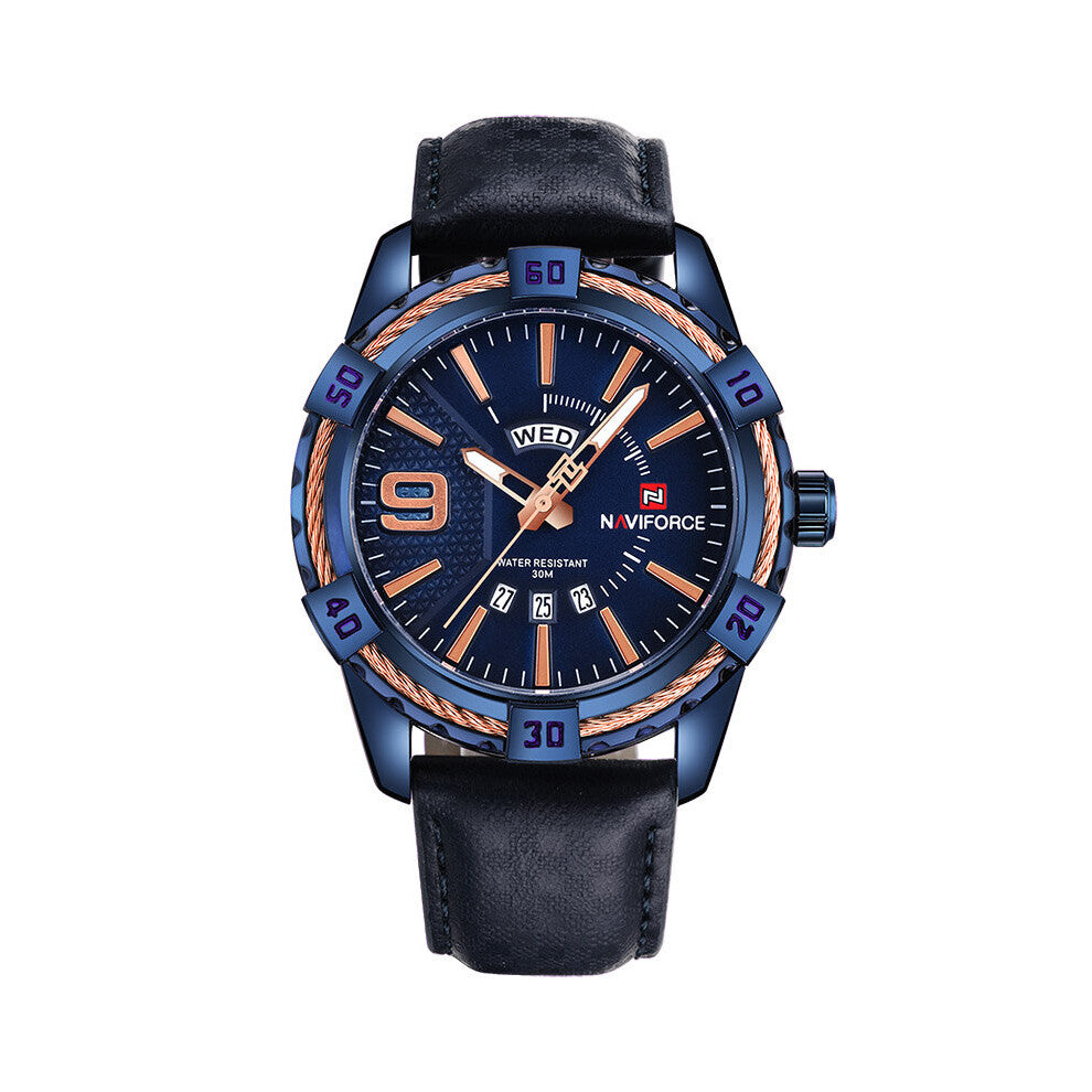 Men Quartz Watches Men's Casual Leather Sports Wrist Watch Male Military Clock Relogio Masculino