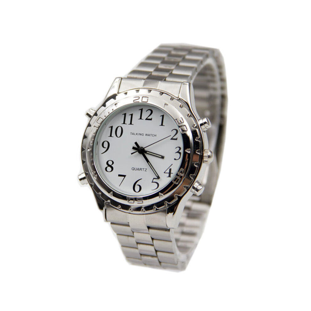 Blind Talking Visually English Impaired Clock Or for Watch Yourself Watch Quartz Waterproof For Men Relogio