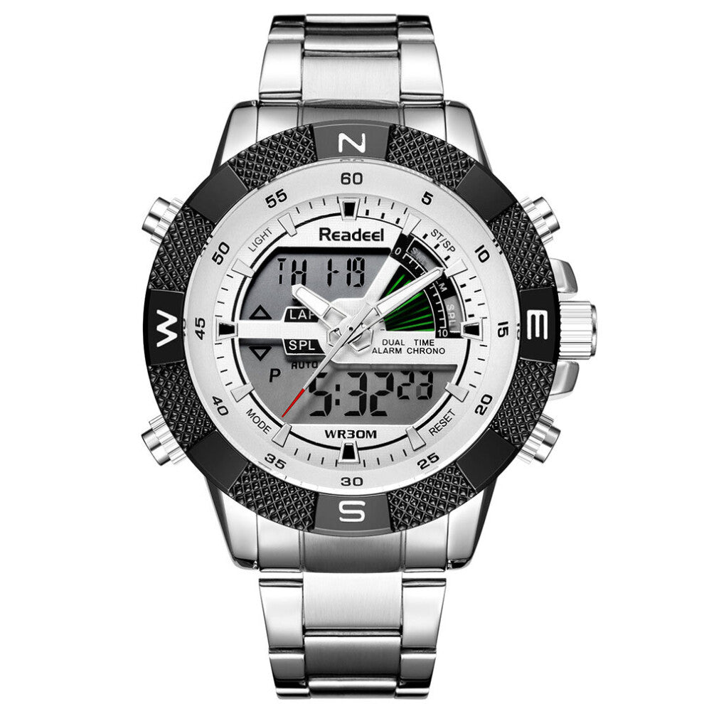 Relogio Masculino Led Mens Watches Top Quartz Watch Men Casual Full Steel Men Military Waterproof Sport Wrist Watch