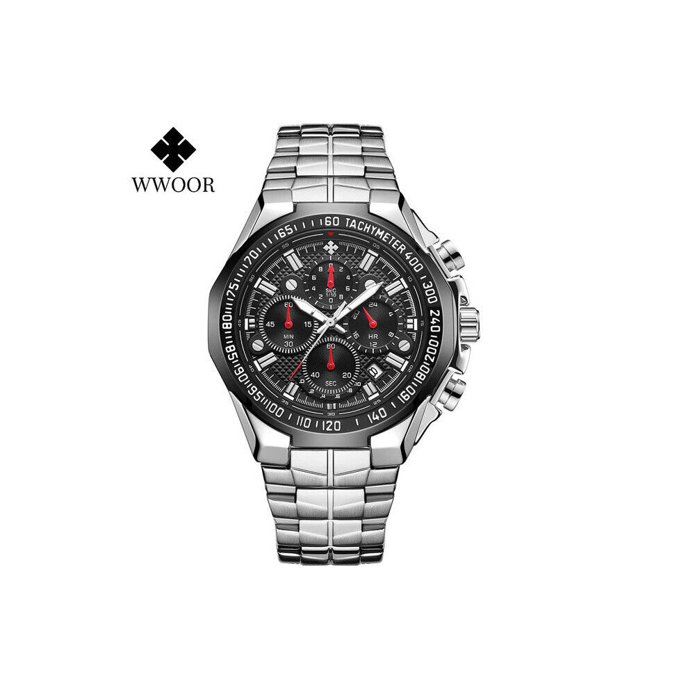 Watch For Men Top Classic Sport Quartz Watches Men Steel Waterproof Chronograph Wristwatch Relogio Masculino