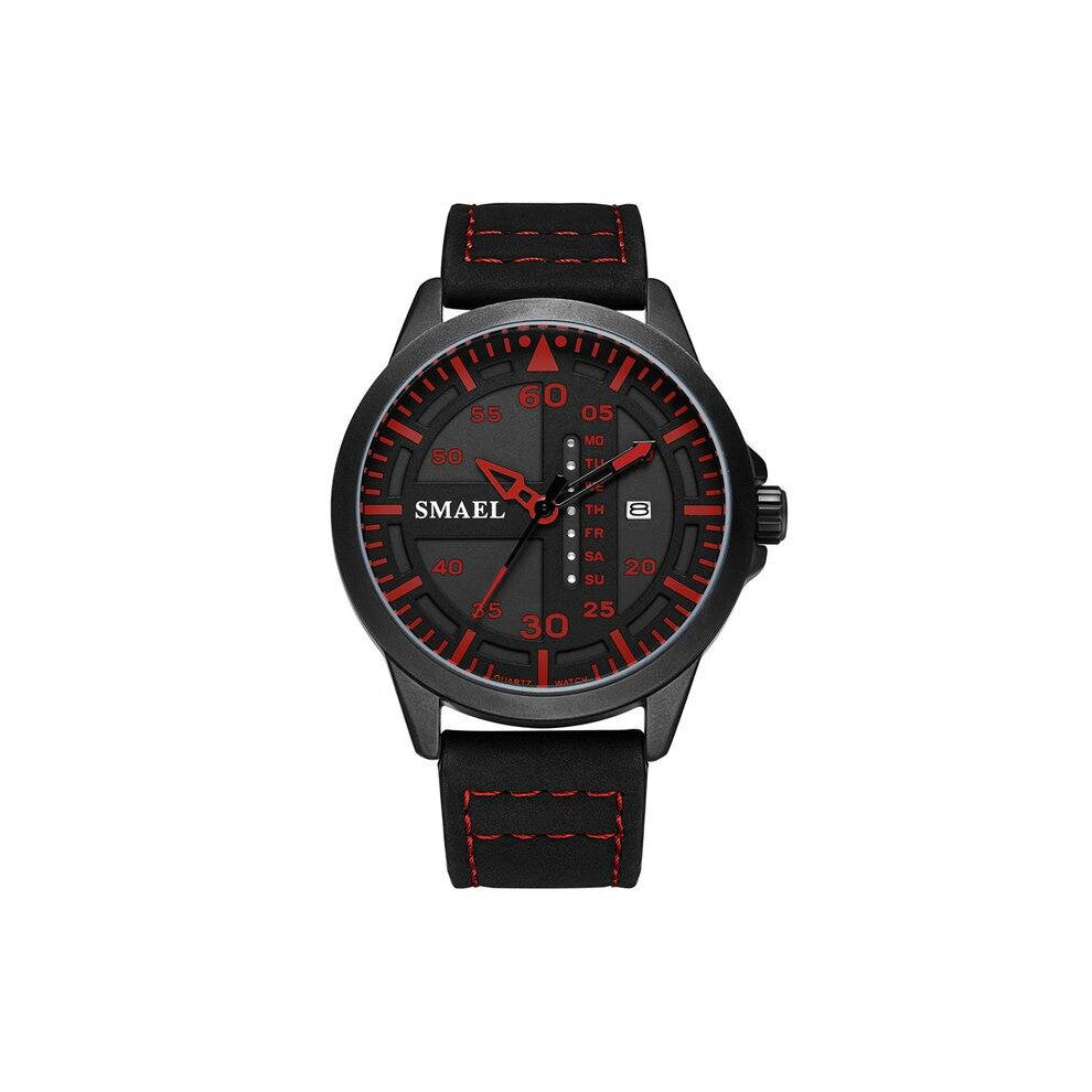 Top Quartz Watches Bracelet Leather Men Casual Analog Digital Watch Relogio 1315 Military Sport Waterproof