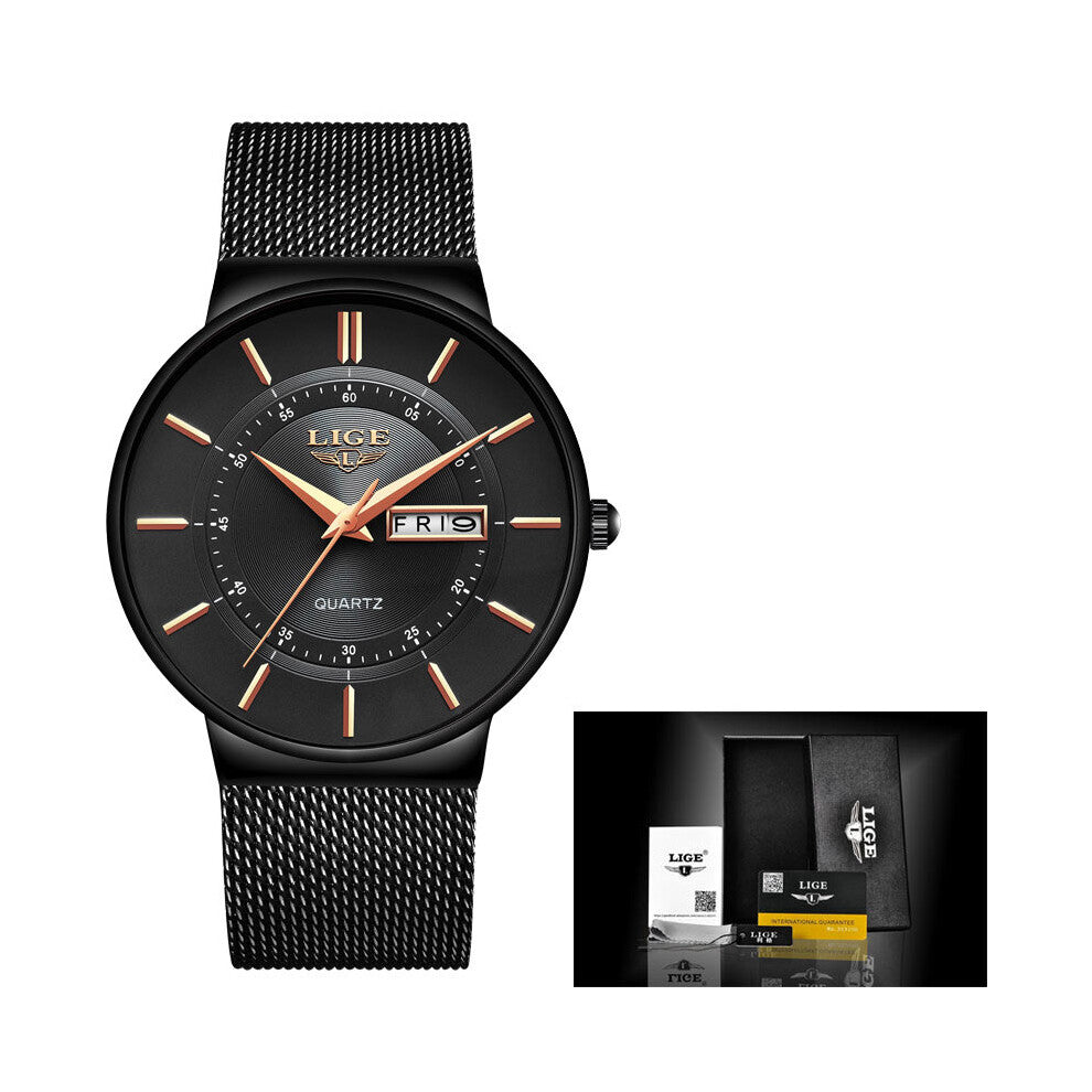 Quartz Clock Mens Watches Top Watch For Men All Steel Waterproof Wrist Watch Reloj Hombre