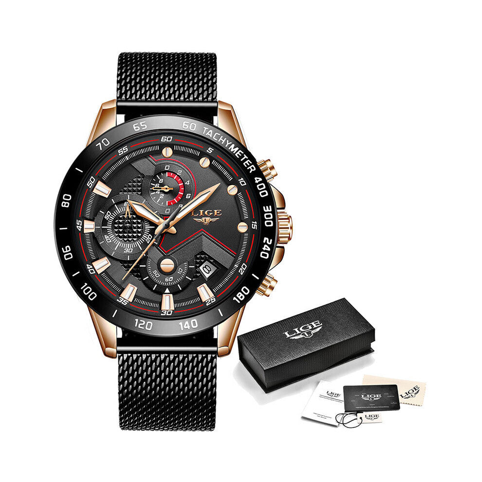 Mens Watches Top WristWatch Quartz Clock Watch Men Waterproof Sport Chronograph Relogio Masculino