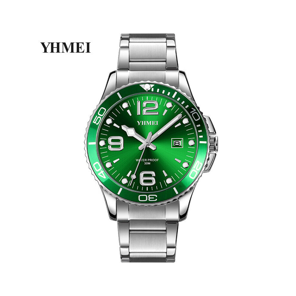 Men's Watches Top Men Wrist Watch Stainless Steel Quartz Watch Sports Waterproof Male Clock Relogio Masculino
