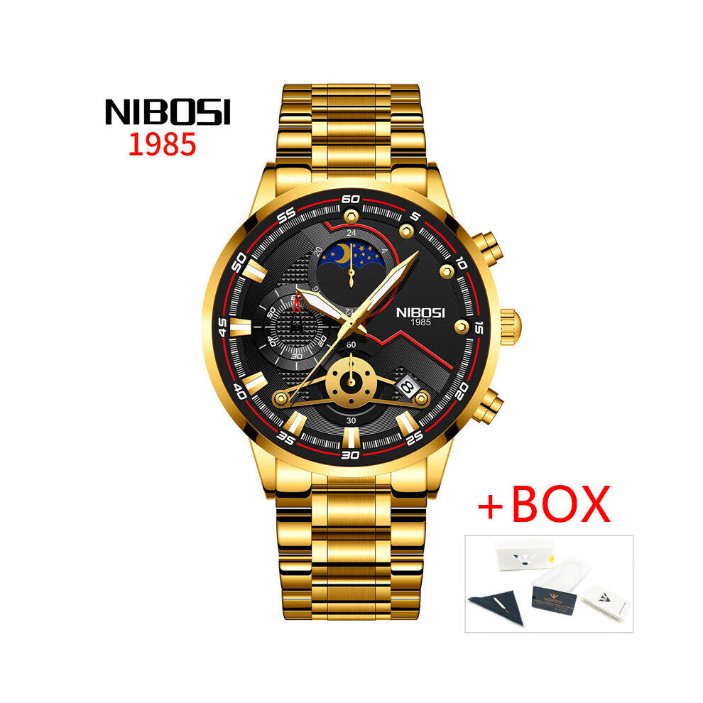 Watch Men Quartz Top Analog Military Male Watches Men Sports Waterproof Army Watch with Chronograph Luminous Hands