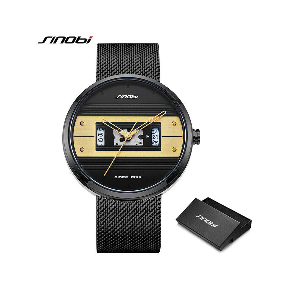 Creative Watch Wrist Watch Men Waterproof Military Army Stainless Steel Male Clock Top Man Sport Watches