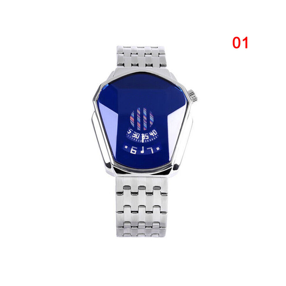 Diamond Style Quartz Watch Waterproof Steel Band Quartz Watch for Men Women XIN-Shipping