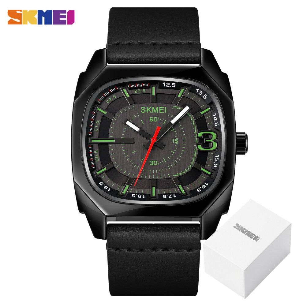 Casual Business Waterproof Mens Watch Clock Top Leather Strap Quartz Wristwatches relogio masculino