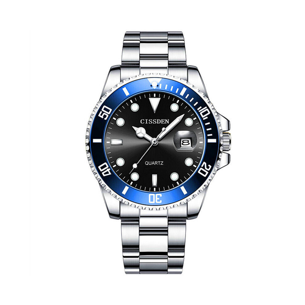 CISSDEN Men Watch Business Full Steel Quartz Watch Men Top Casual Waterproof Sports Watches Clock Relogio Masculino