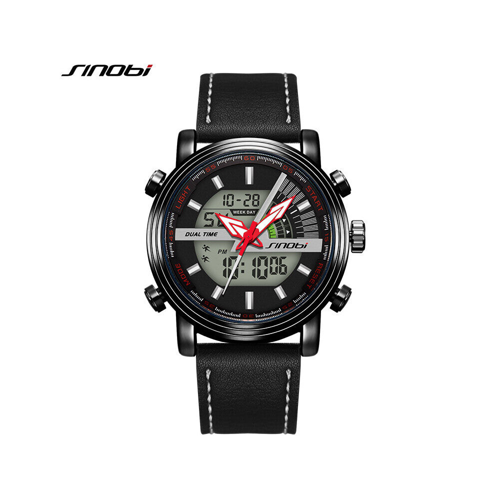 Sports Men Watch Dual Movement Quartz Digital Wristwatch Luminous Male Clock Casual Watches for Men Relogio Masculino