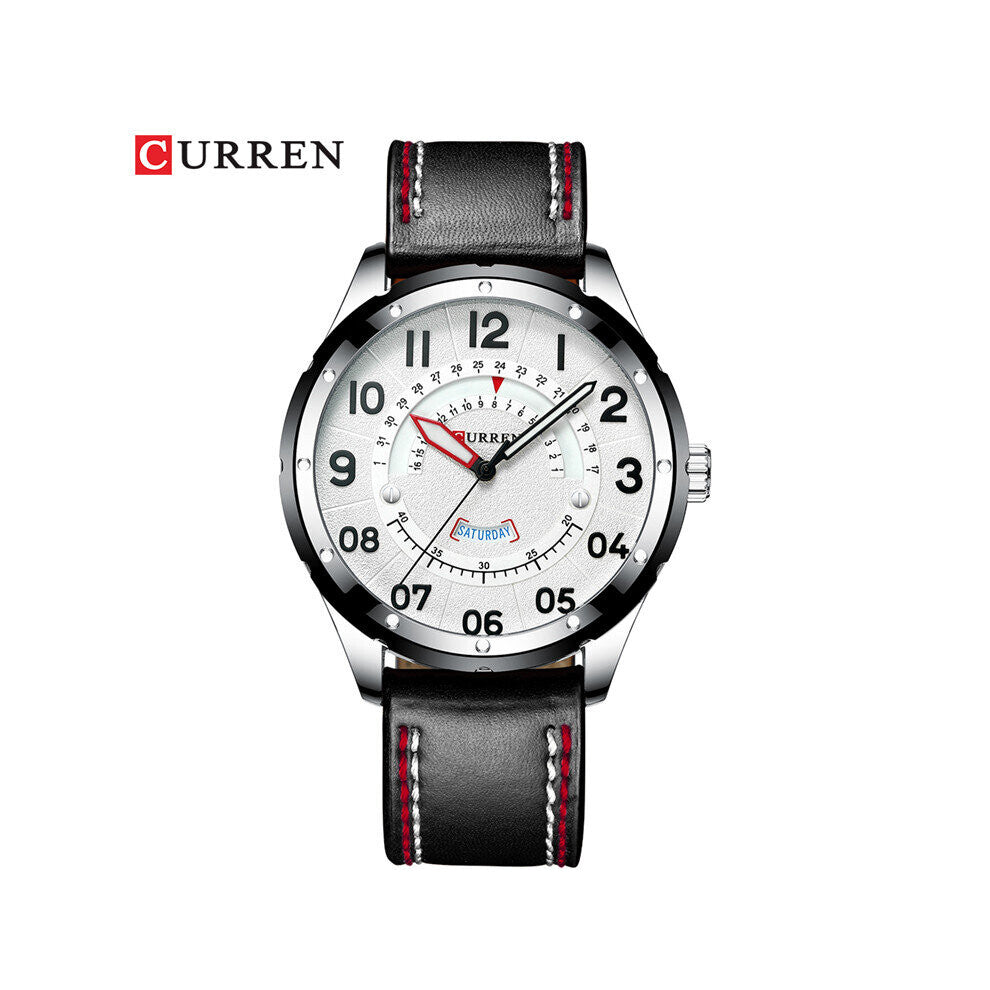 Mens Watches Top Leather Quartz Military Watch Wrist Men Sports Watches Date Wristwatches