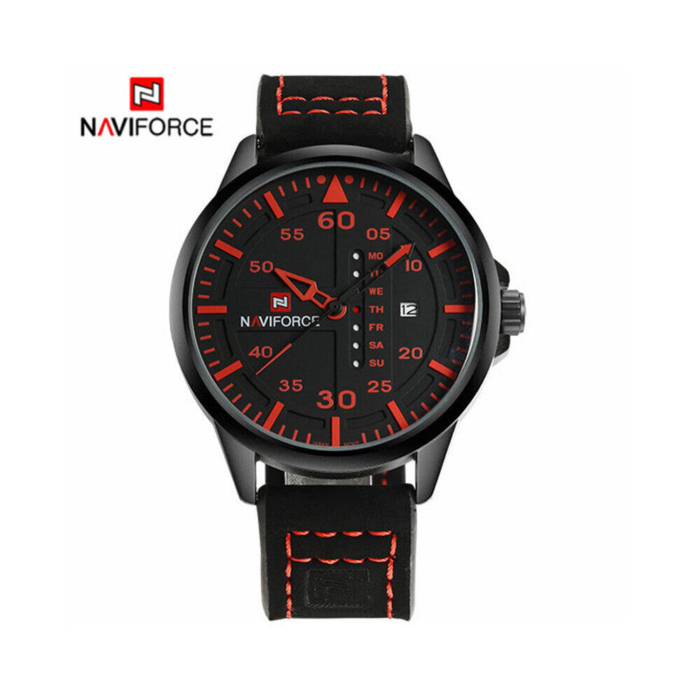 Sports Top Men's Quartz Watches Leather Strap Watches Man Business Waterproof Relogio Masculino